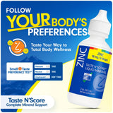 SENSEable Supplements Zinc Liquid Mineral ingredients list