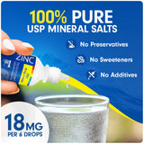 SENSEable Supplements Zinc Liquid Mineral packaging side view