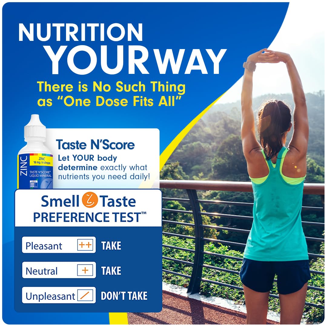 SENSEable Supplements Zinc Liquid Mineral with measuring drops