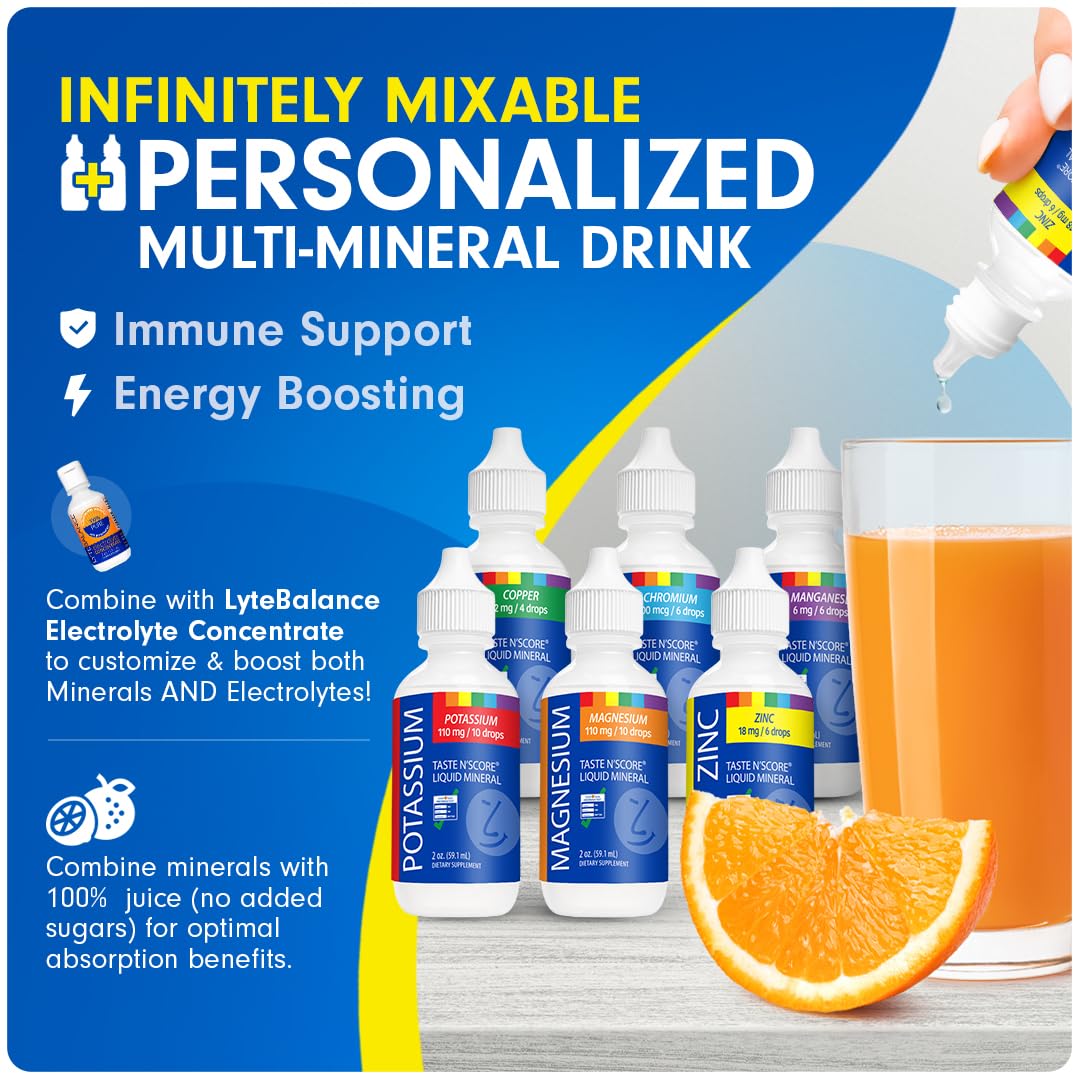 SENSEable Supplements Zinc Liquid Mineral with other Taste N' Score products