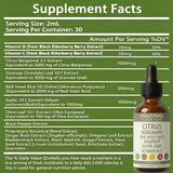 Sentk Citrus Bergamot Liquid Drops 290g bottle with dropper