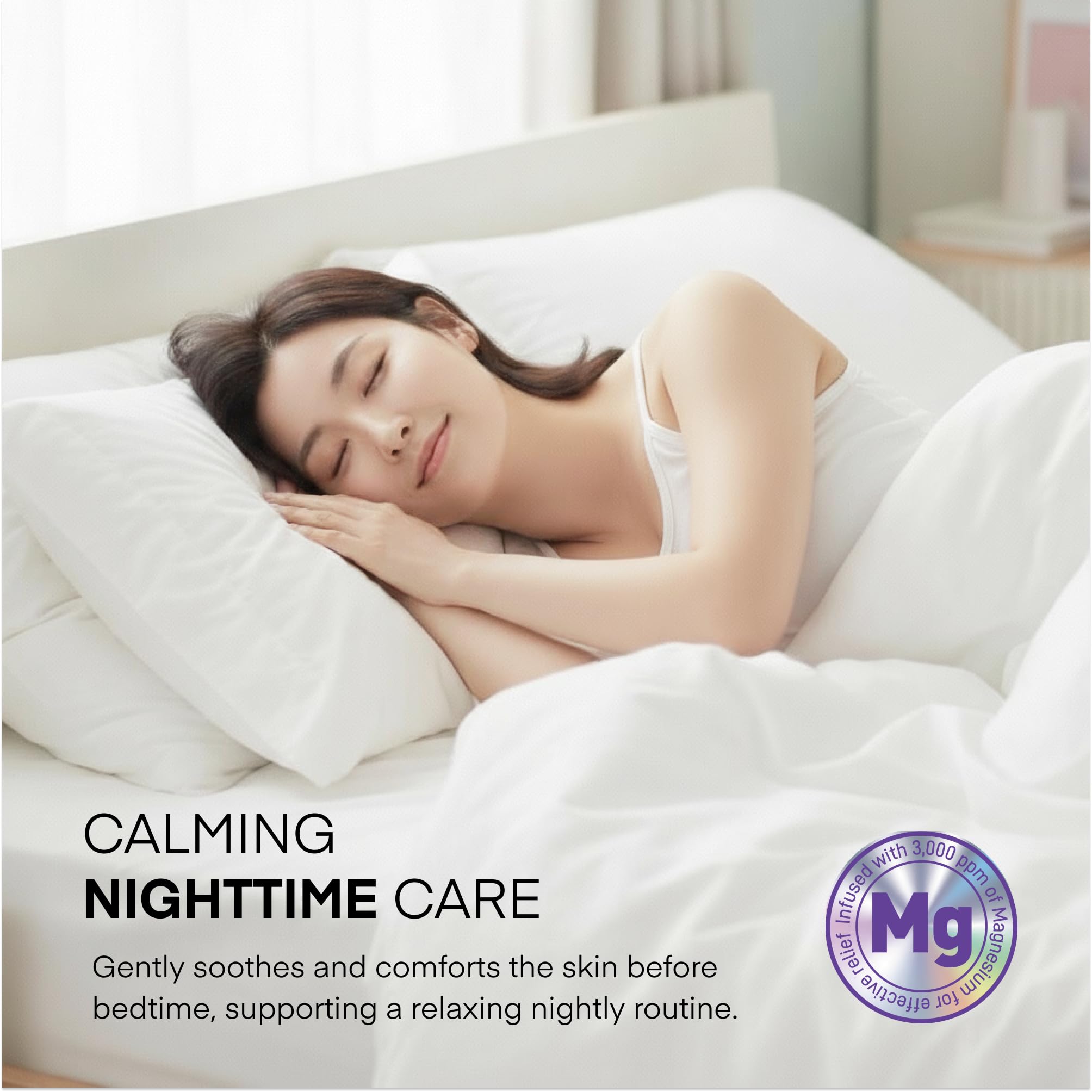 SEONGLOW Magnesium Cream application on skin