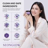 SEONGLOW Magnesium Cream being applied to hands