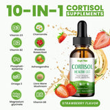 SEPT YAN cortisol drops with ingredients displayed