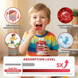 SEPT YAN Iron Gummies for Kids in a child's hand