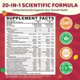 SEPT YAN Iron Gummies for Kids packaging side view