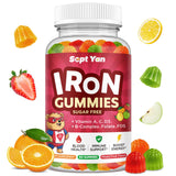 SEPT YAN Iron Gummies for Kids strawberry flavour front view