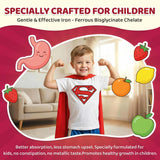SEPT YAN Iron Gummies for Kids with other vitamins