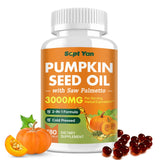 SEPT YAN Saw Palmetto & Pumpkin Seed Oil Softgels front view