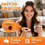 SEPT YAN Saw Palmetto & Pumpkin Seed Oil Softgels on a table