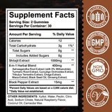 SEPT YAN Shilajit Gummies showing serving suggestion
