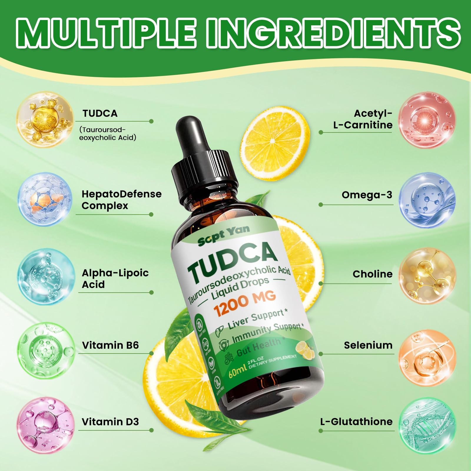 SEPT YAN TUDCA Drops packaging side view