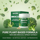 Sequente Broccoli Sprout Extract Capsules side view showing capsule size