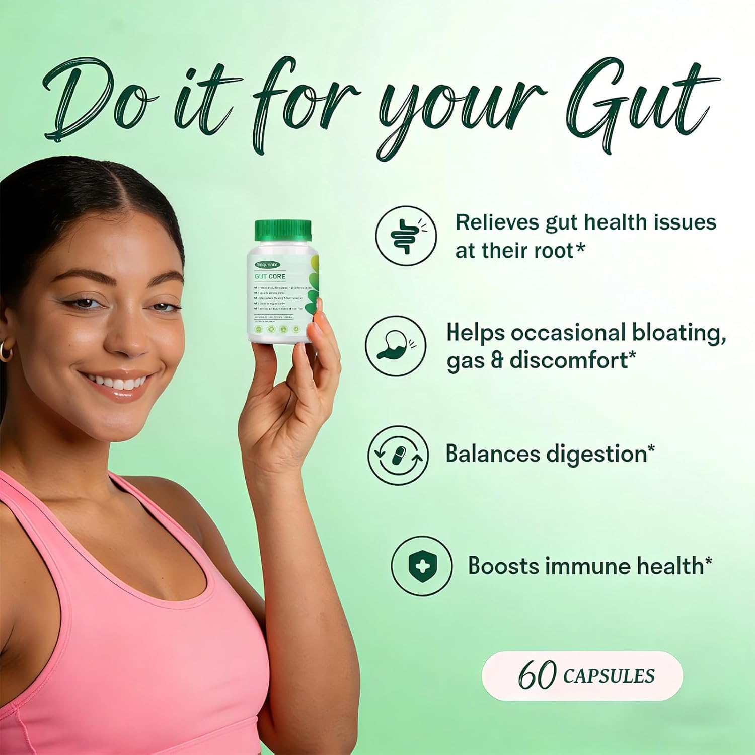 Sequente GutCore Daily daily Support ingredients list