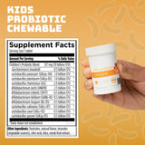 Serawise Kids Probiotic Chewable Tablets back view packaging