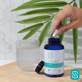 Serawise L-Histidine supplement bottle with measuring spoon