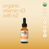 Serawise Organic Liquid Vitamin D3 with K2 packaging