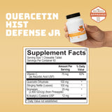 Serawise Quercetin Hist Defense Jr. chewable supplement back view