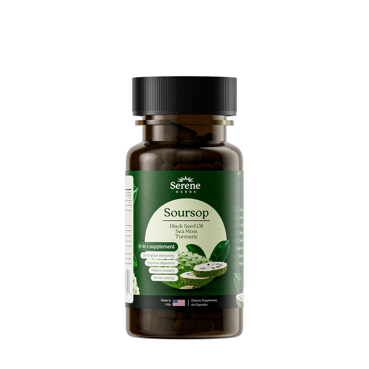 Serene Herbs 17-in-1 Blended Vitamin & Mineral Supplement bottle front view