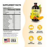 Serene Herbs Liquid Turmeric Shots 1000mg bottle with label