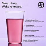 Serene Sleep Magnesium Glycinate Powder back view packaging