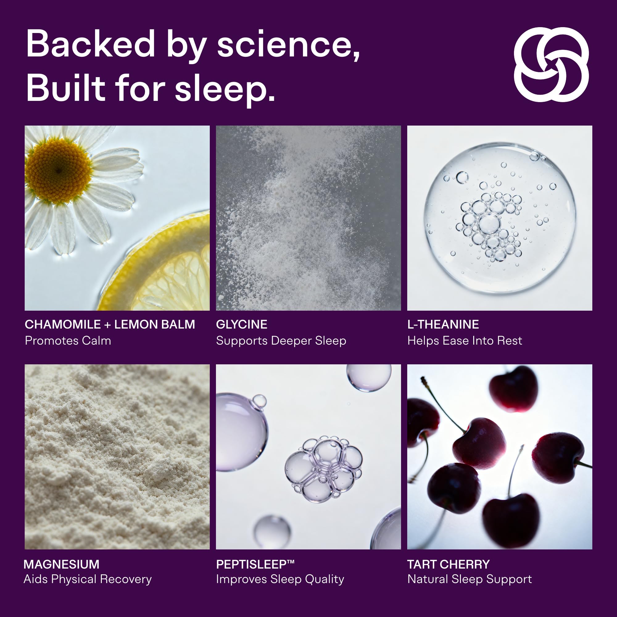 Serene Sleep Magnesium Glycinate Powder mixed in a glass