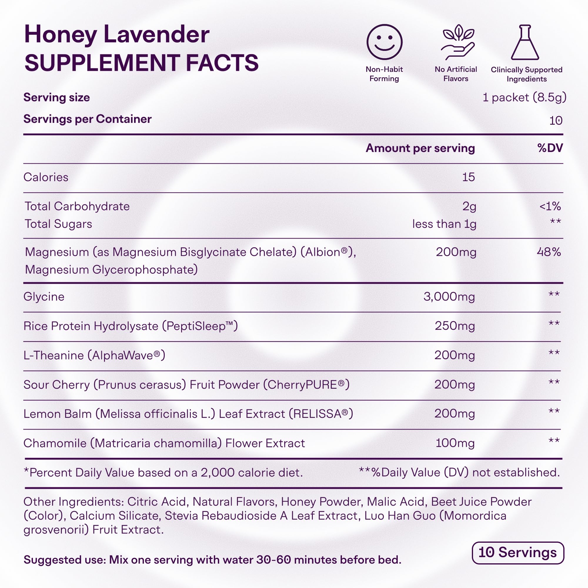 Serene Sleep Magnesium Glycinate Powder scoop and powder