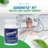 SERENITA Night-Time Sleep Aid bottle with capsules