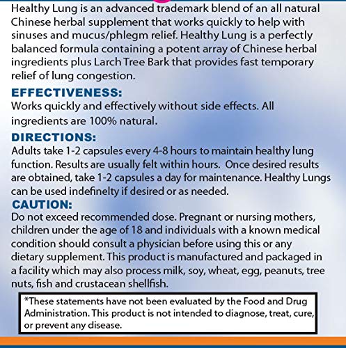Serrasolv 360 Healthy Lungs Supplement back view with ingredient list