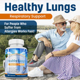 Serrasolv 360 Healthy Lungs Supplement ingredients displayed