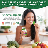 Serving of Alliwise Fruits and Veggies Gummies in a bowl