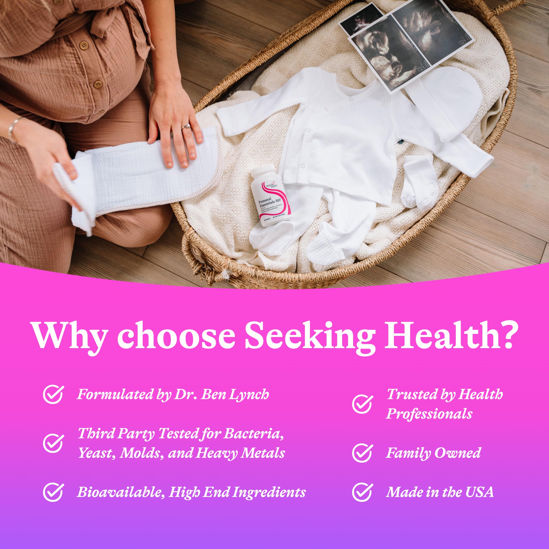 Serving size details for Seeking Health Prenatal Vitamins