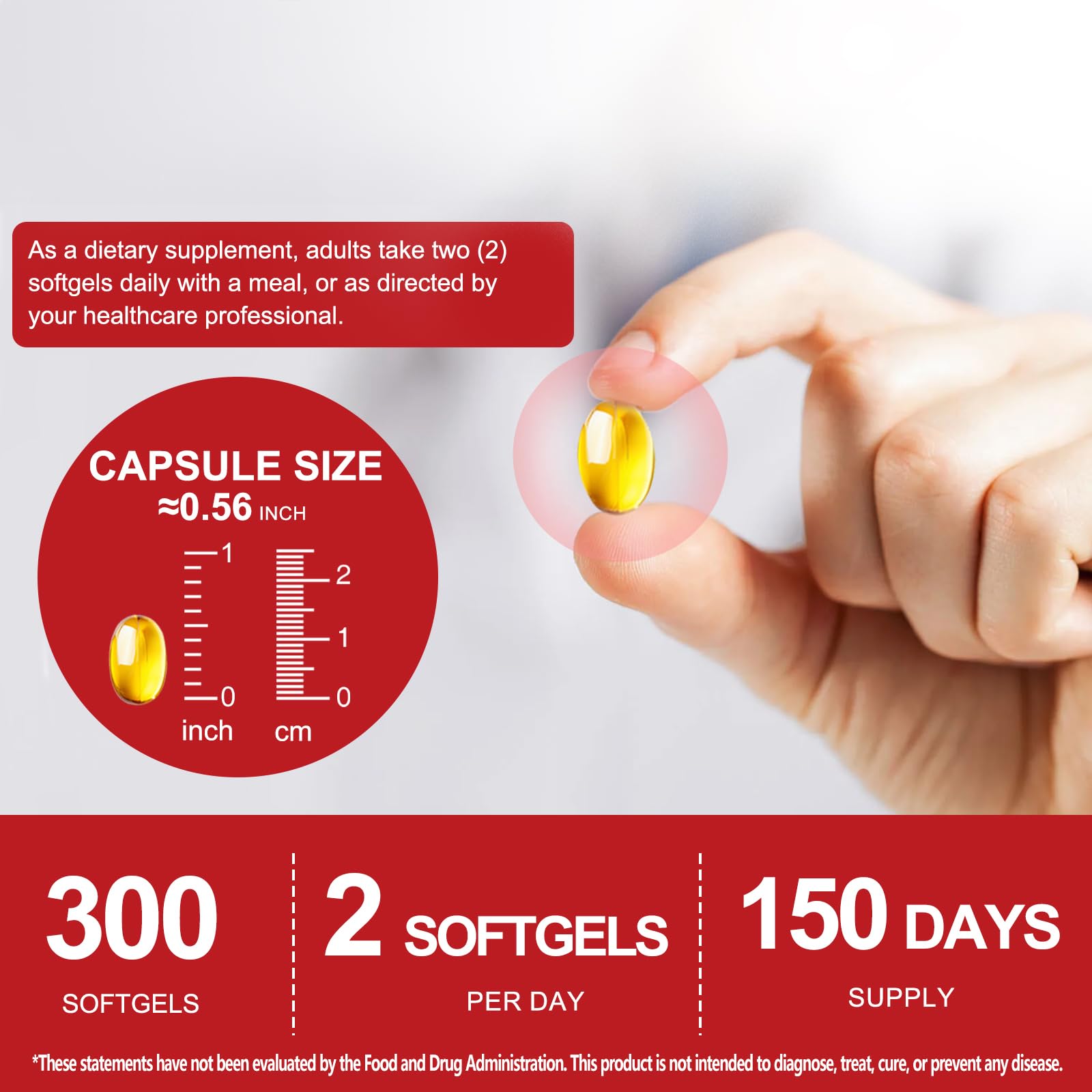 Serving size of KITNOBLIS Odorless Aged Garlic Extract Softgels