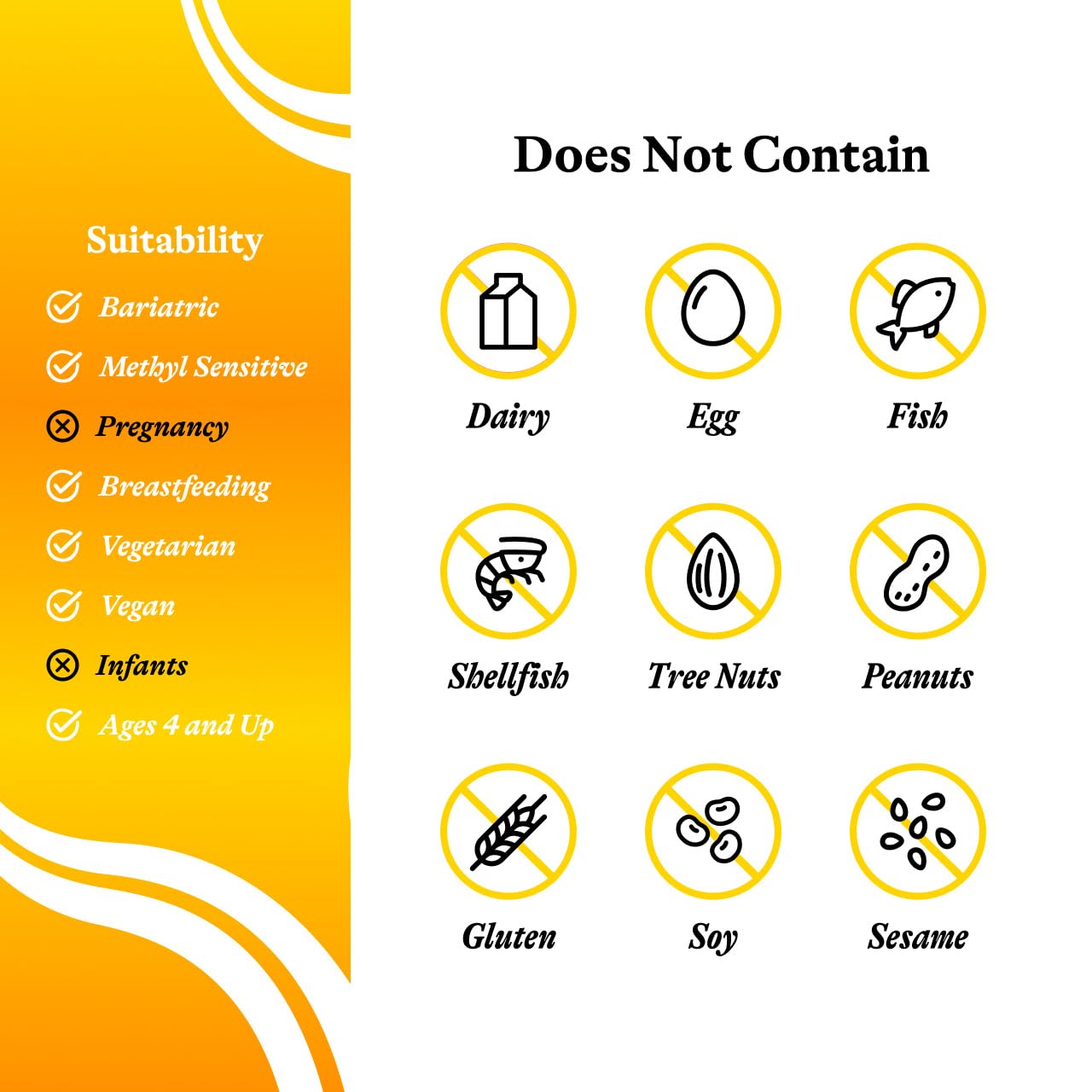Serving size of Seeking Health Kids Optimal Focus chewable tablets
