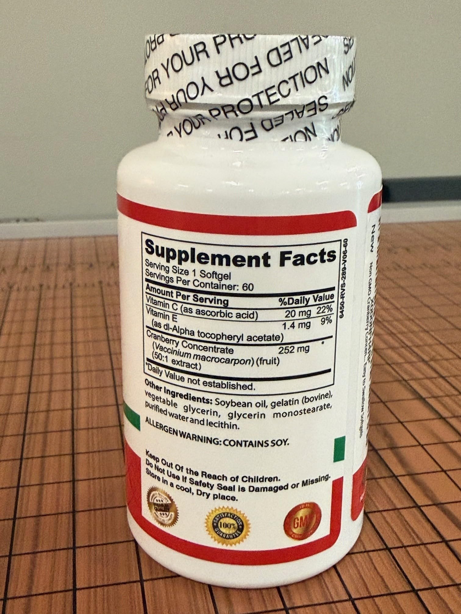 Serving suggestion for Pure Healthland Cranberry Concentrate