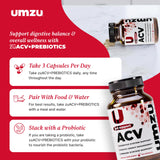 Serving suggestion for UMZU Prebiotic Apple Cider Vinegar Capsules