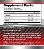 Serving suggestion of Amazing Nutrition BCAA Powder 2:1:1 in a glass