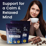 Serving suggestion of FKMS AUTHENTIC Nighttime Magnesium Hot Cocoa in a mug