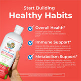 Serving suggestion of MARYRUTH'S Liquid Morning Multivitamin Essentials+