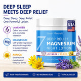 Seven Minerals Deep Relief Magnesium Night Lotion 177mL back view