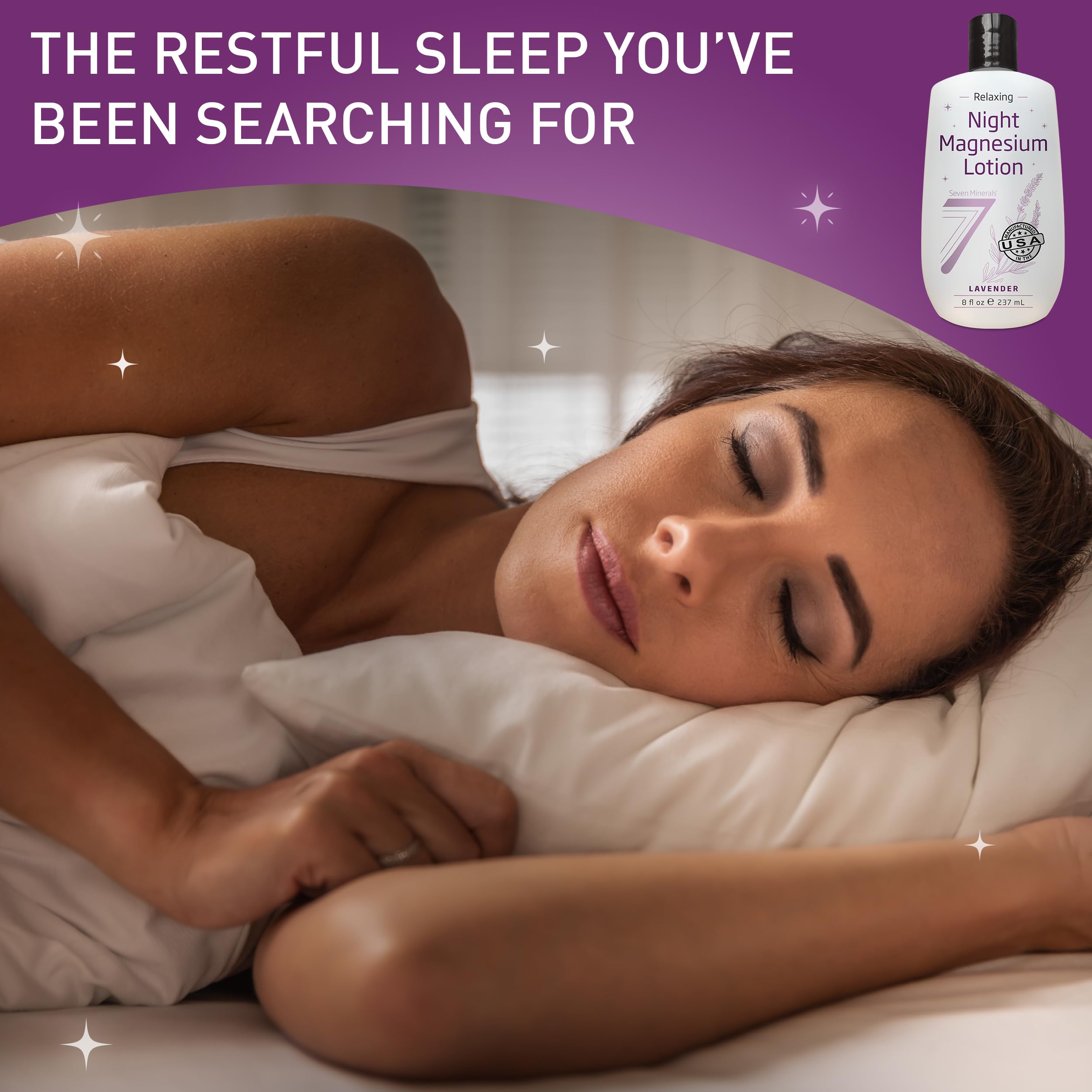 Seven Minerals Lavender Magnesium Lotion ingredients list