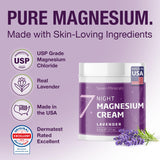 Seven Minerals Night Magnesium Cream Lavender packaging