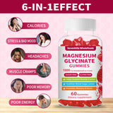 Sevenhills Wholefoods Magnesium Gummies on a wooden table