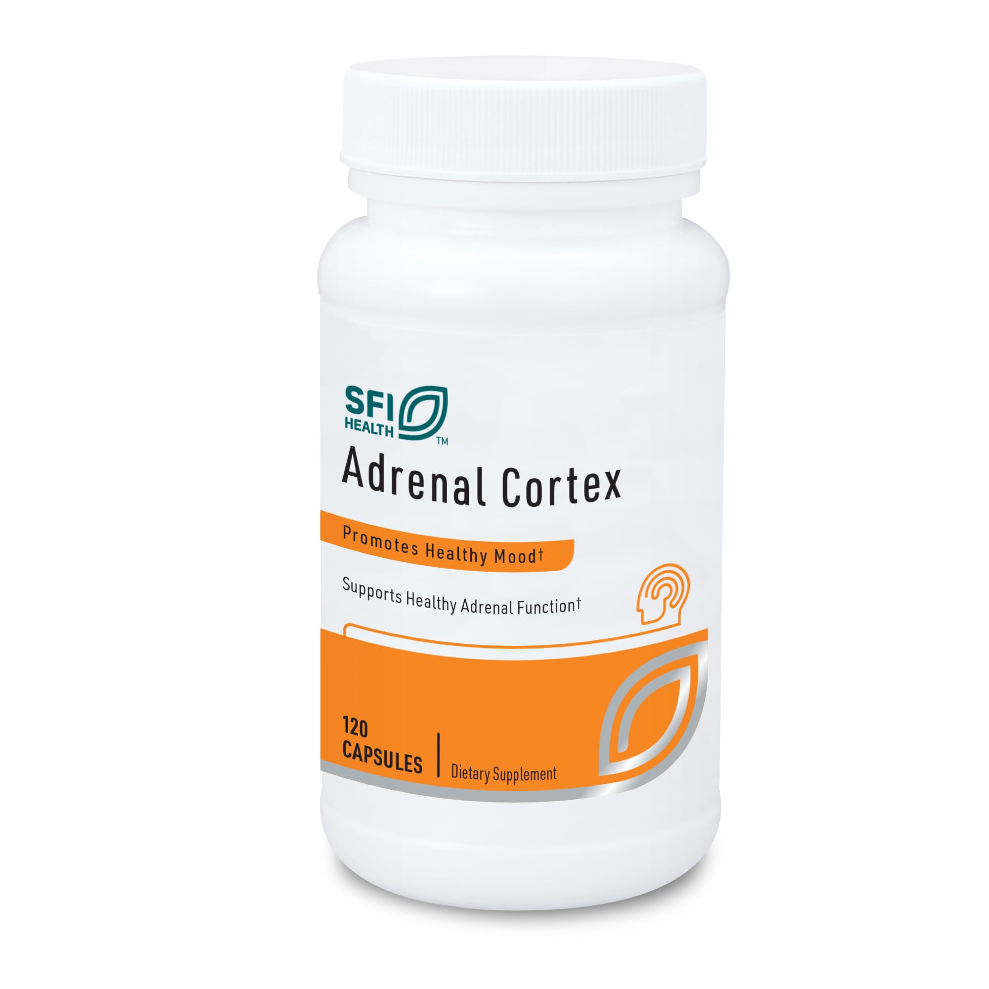 SFI Health Adrenal Cortex Extract 250mg 60 Capsules front view