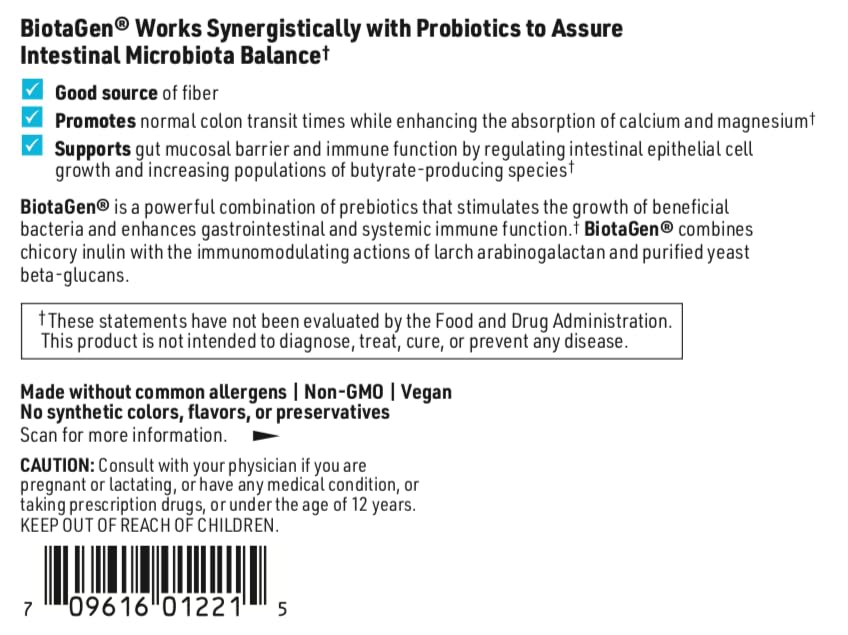 SFI Health BiotaGen Prebiotic Blend lifestyle scene with a glass of water
