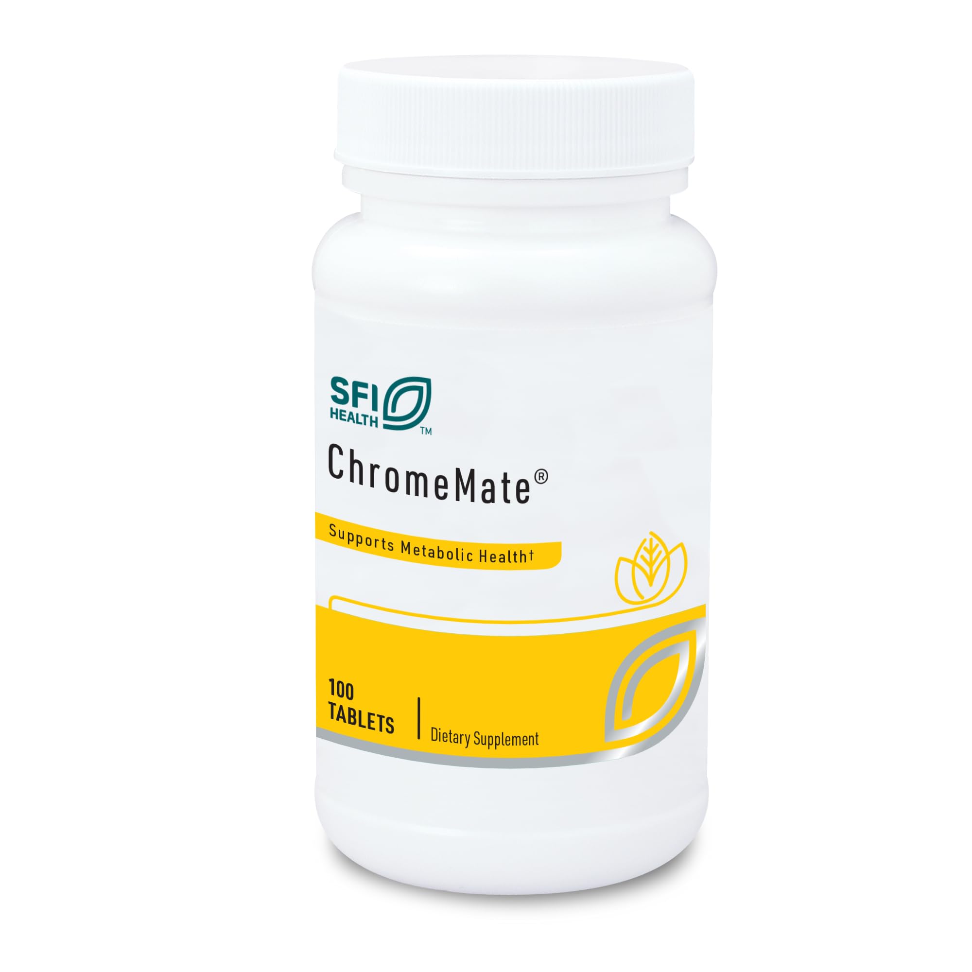 SFI Health ChromeMate bottle front view