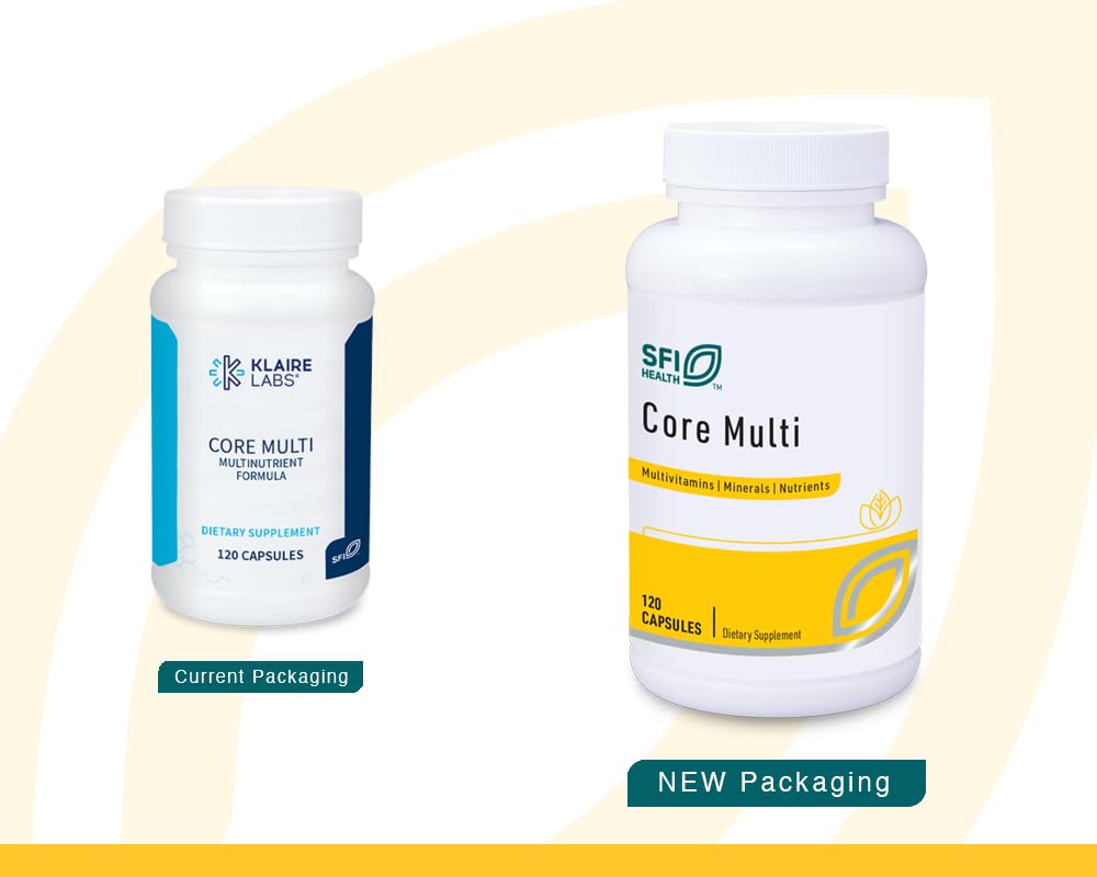 SFI Health Core Multi Multivitamin 120 Capsules side view