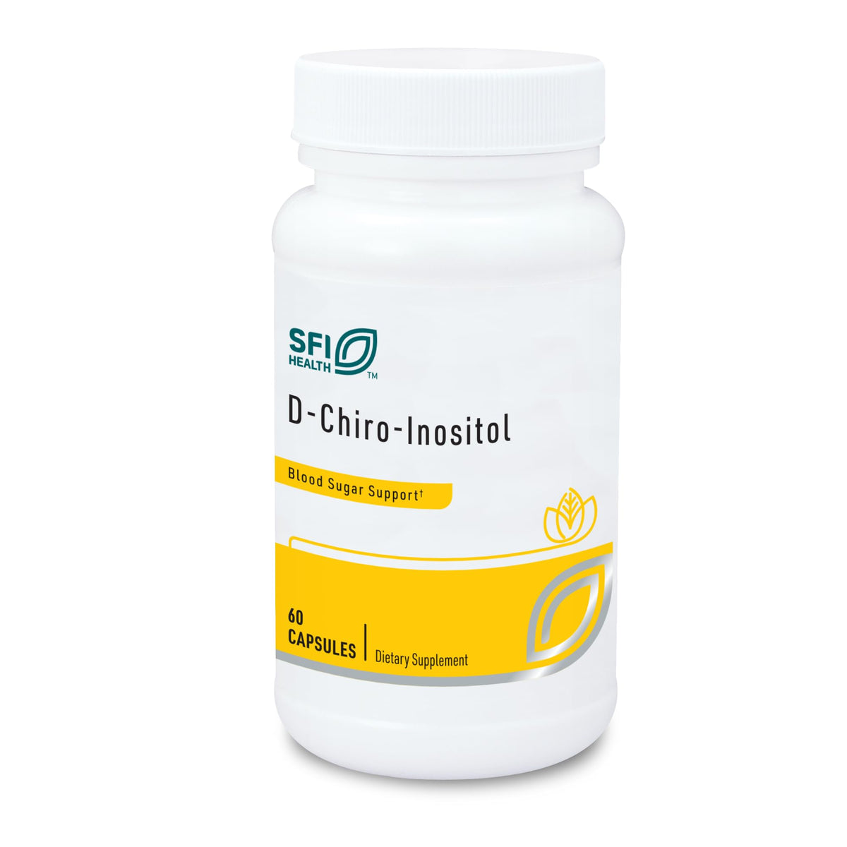 SFI Health D-Chiro-Inositol 150mg vegetarian capsules front view