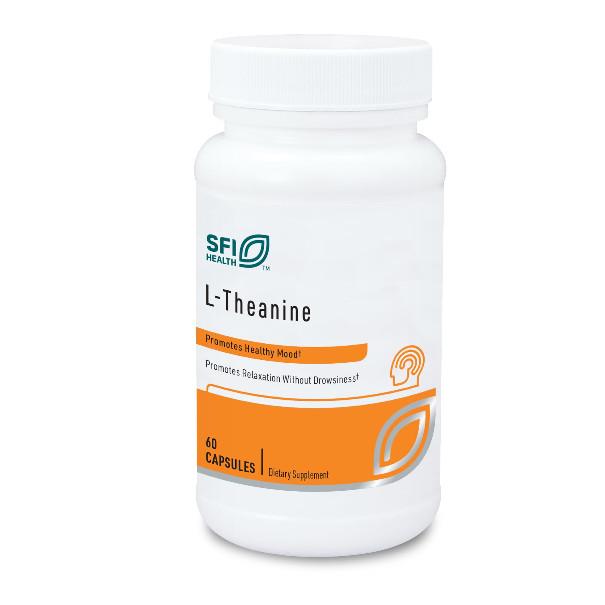 SFI Health L-Theanine Capsules 60 Count front view