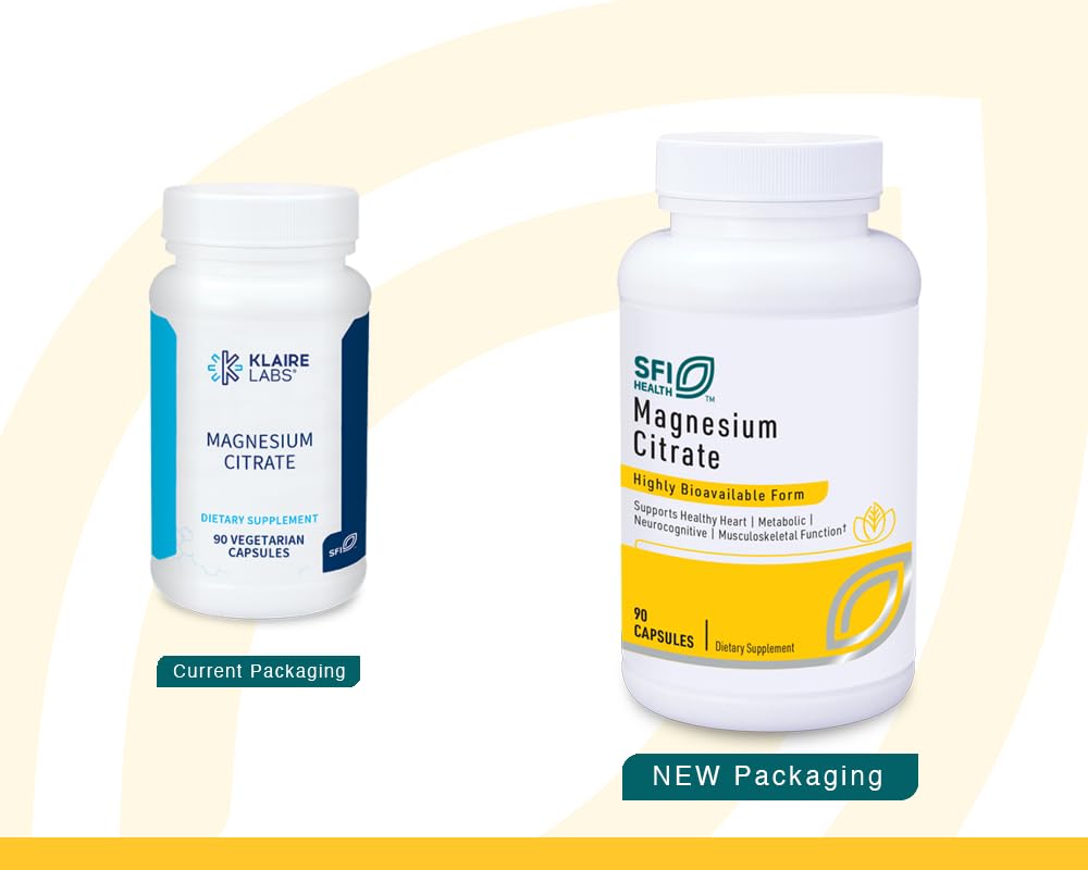 SFI Health Magnesium Citrate Capsules side view
